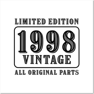 All original parts vintage 1998 limited edition birthday Posters and Art